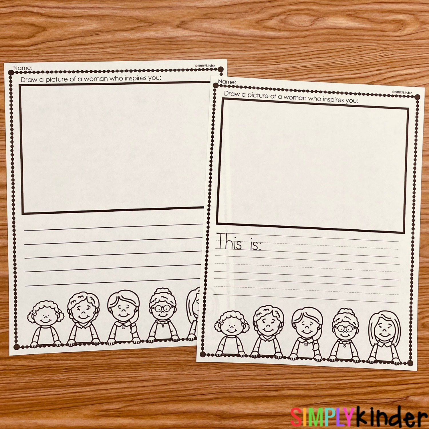 Women s History Month Free Printable Simply Kinder
