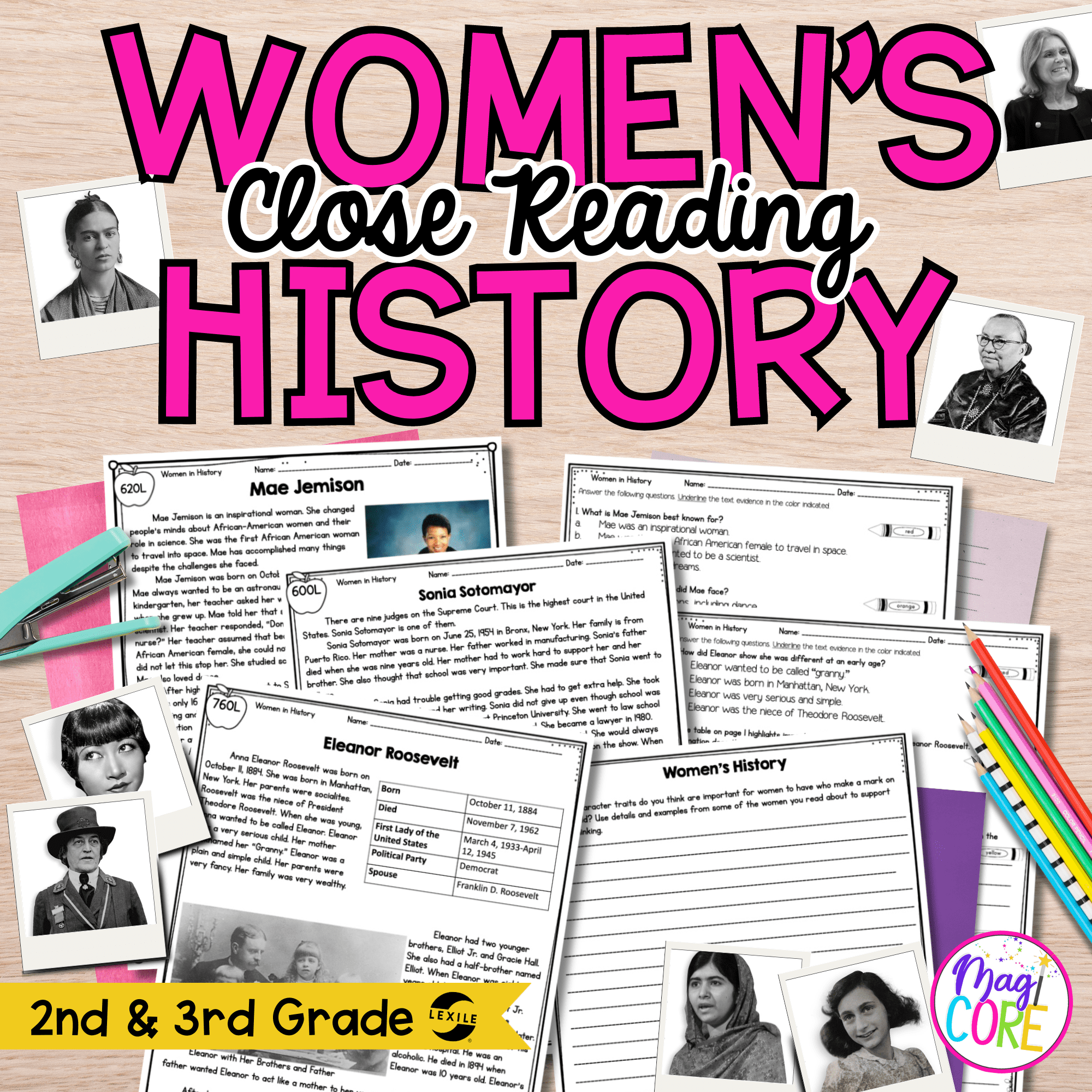 Biography Reading Comprehension Worksheets 3rd Grade